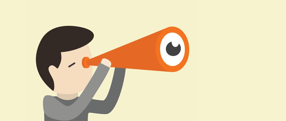 Frontend developer illustration with UI design elements