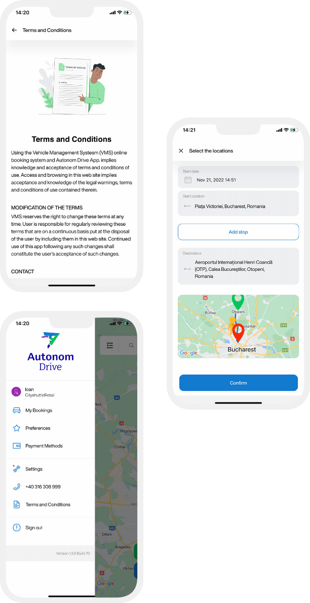 Autonom Drive Page Website