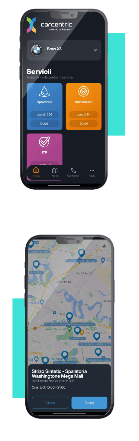 Carcentric  Page Website Mobile