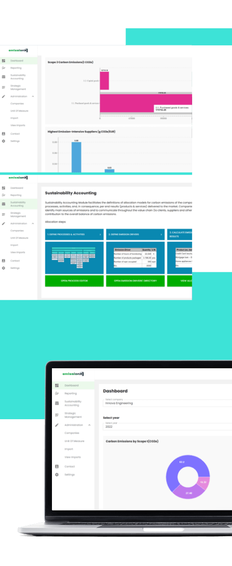 EmmissionX  Page Website Mobile