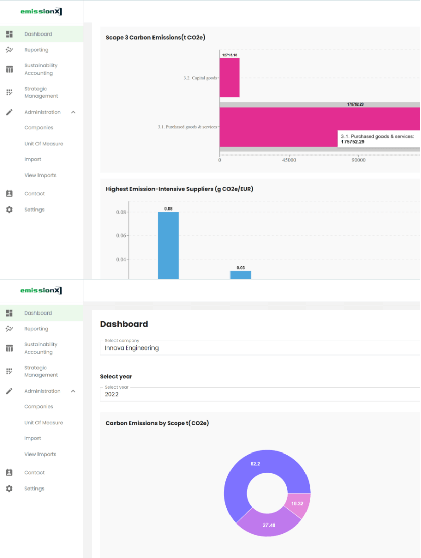 EmissionX Page Website