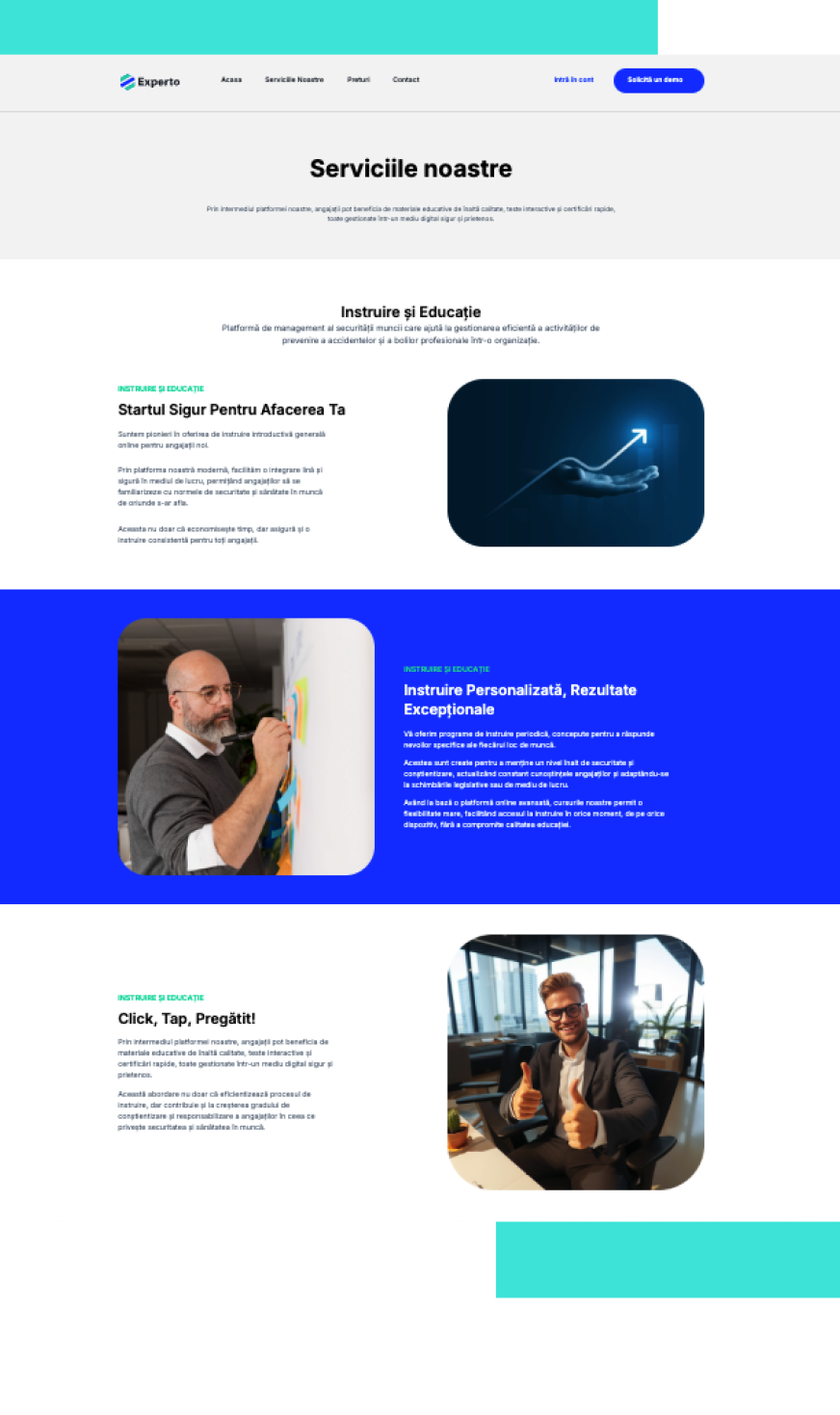 Experto Page Website