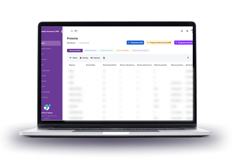 Fundatia Autonom Page Website