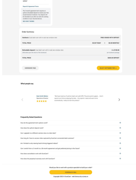 Surecam Page Website