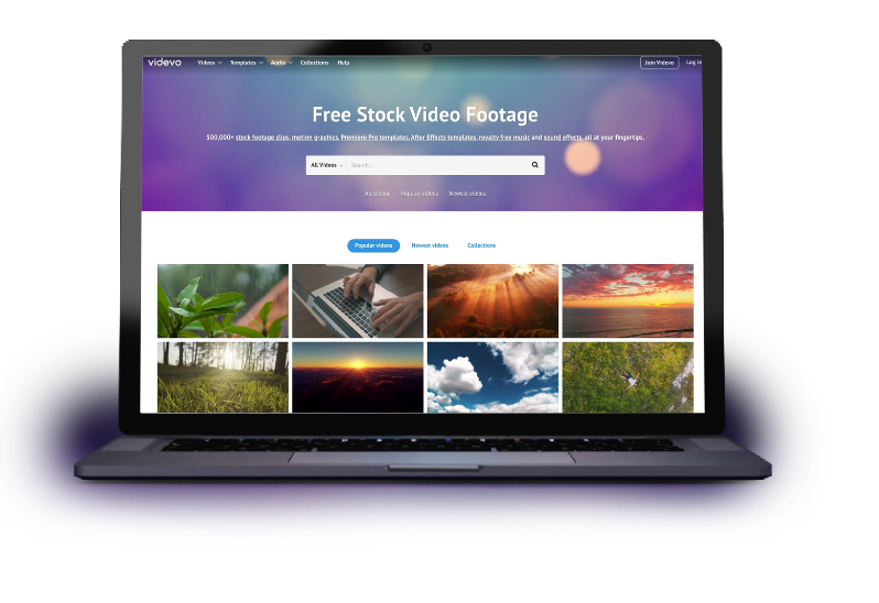 Videvo Page Website