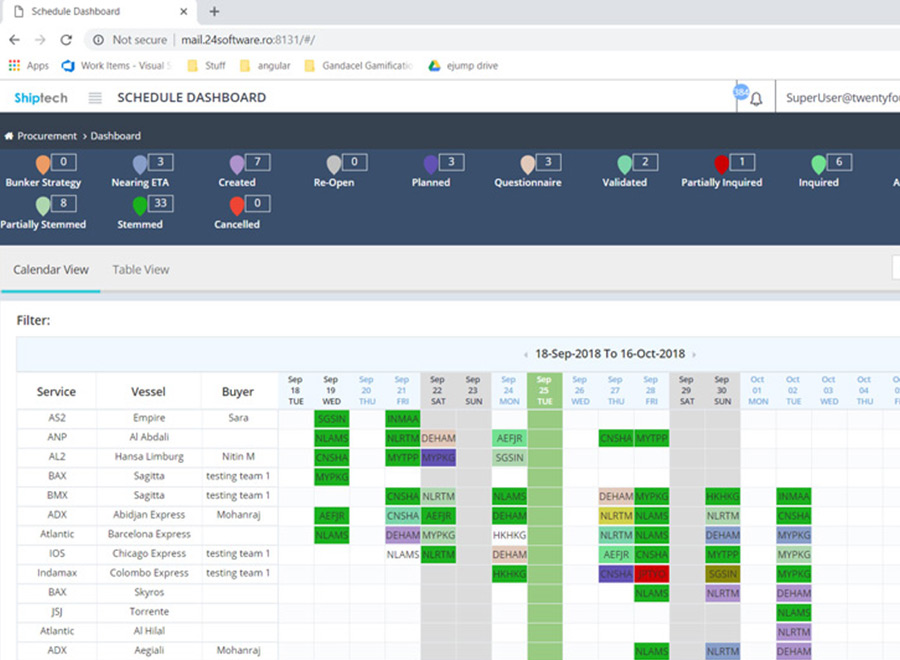 24 Software for Shiptech